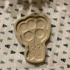 🍪Pampered Chef Celebration Balloons Clay Cookie Mold🍪